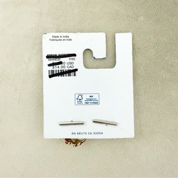 NWT Urban Outfitters Gold 444 Ring, Size 6 - Picture 3 of 3